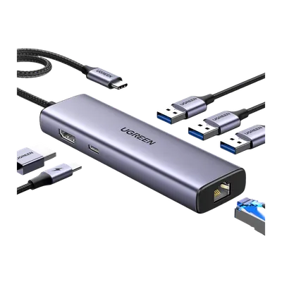 UGREEN Revodok Hub USB-C 6 em 1